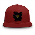 Classic Snapback Cap | Adjustable Fit, One Size | Heavy Cotton | Structured, Flat Brim | Unisex Adult | Personalized | Typography | Travel | Everyday | Confident | Verified Travel Paglu - front - Red - mockup 1