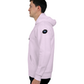 Oversized Hoodie | Relaxed Fit Unisex | 400 GSM Cotton Blend | Pre-Shrunk Warmth & Comfort | Adults | Personalized | Typography | Intelligence | Humor | Everyday | Humorous | Brains Are Awesome - left sleeve - Light Baby Pink - mockup 5