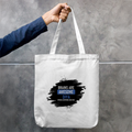 Tote Bag Zipper | Unisex | 100% Cotton Canvas | Zipper Closure, Long Handles | Everyday Use | Personalized | Typography | Intelligence | Humor | Everyday | Humorous | Brains Are Awesome - front - mockup 1