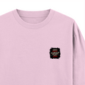 Oversized Standard T-Shirt | Unisex Relaxed Fit | 100% Super Combed Cotton | Soft, Breathable, Durable | Adult | Personalized | Typography | Self-description | Everyday | Assertive | Anti-Social By Choice - right pocket - Light Baby Pink - mockup 4