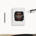 Daily Planner | 3-Month Undated | Soft-Bound | 204 Pages, Dotted Notes | Unisex Adult | Personalized | Typography | Self-description | Everyday | Assertive | Anti-Social By Choice - back - White - mockup 2