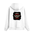 Oversized Hoodie | Relaxed Fit Unisex | 400 GSM Cotton Blend | Pre-Shrunk Warmth & Comfort | Adults | Personalized | Typography | Self-description | Everyday | Assertive | Anti-Social By Choice - back - White - mockup 2