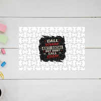 Jigsaw Puzzle | 120 Pieces A4 Size | Recycled Paper Semi-Glossy Finish | Fade-Proof Engaging Entertainment | Unisex | Personalized | Typography | Self-description | Everyday | Assertive | Anti-Social By Choice