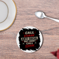 Coasters | 3mm MDF Board | Super Glossy Finish, Durable | Unisex | Personalized | Typography | Self-description | Everyday | Assertive | Anti-Social By Choice - front - White - mockup 1