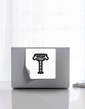 Stickers | Various Sizes | 100 Microns Matte Laminated | Die-Cut, Indoor/Outdoor Durable | Unisex | Personalized | Typography | Happiness | Positivity | Everyday | Positive | Always Happy - front_8x8 - 8x8 - mockup 8