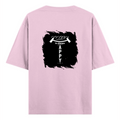 Oversized Classic T-Shirt | Unisex Relaxed Fit | 100% Super-Combed Cotton | Pre-Shrunk, Double-Stitched | Adults | Personalized | Typography | Happiness | Positivity | Everyday | Positive | Always Happy - back - Light Baby Pink - mockup 2