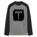 Male Raglan T-Shirt | Men's Regular Fit | 180 GSM Bio-Washed Fabric | Double Stitched, Ribbed Neck | Personalized | Typography | Happiness | Positivity | Everyday | Positive | Always Happy - front - mockup 1