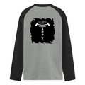 Male Raglan T-Shirt | Men's Regular Fit | 180 GSM Bio-Washed Fabric | Double Stitched, Ribbed Neck | Personalized | Typography | Happiness | Positivity | Everyday | Positive | Always Happy - back - mockup 2