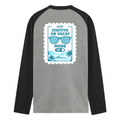 Male Raglan T-Shirt | Men's Regular Fit | 180 GSM Bio-Washed Fabric | Double Stitched, Ribbed Neck | Personalized | Typography | Vacation | Beach | Everyday | Humorous | Vacation Mode On - back - mockup 2