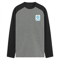 Male Raglan T-Shirt | Men's Regular Fit | 180 GSM Bio-Washed Fabric | Double Stitched, Ribbed Neck | Personalized | Typography | Vacation | Beach | Everyday | Humorous | Vacation Mode On - right pocket - mockup 4