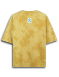 Tie Dye Oversized T-Shirt | Relaxed Fit | 260 GSM Cotton Blend | Pre-Shrunk Bio-Washed | Unisex | Personalized | Typography | Vacation | Beach | Everyday | Humorous | Vacation Mode On - back - mockup 2