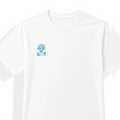 Unisex Jersey T-Shirt | Adults | Polyester Honeycomb Mesh | Breathable, Quick-Dry | Unisex Fit | Personalized | Typography | Vacation | Beach | Everyday | Humorous | Vacation Mode On - right pocket - mockup 4