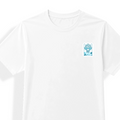 Unisex Dry Fit T-Shirt | Regular Fit | Micro Polyester | Quick-Dry Wrinkle Resistant | Adult | Personalized | Typography | Vacation | Beach | Everyday | Humorous | Vacation Mode On - left pocket - mockup 3