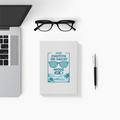 Notebook Journal | A5 Size | 300 GSM Cover, 70 GSM Eco-Friendly Pages | Soft Bound, Ruled/Unruled | Unisex | Personalized | Typography | Vacation | Beach | Everyday | Humorous | Vacation Mode On - back - White - mockup 2