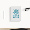 Daily Planner | 3-Month Undated | Soft-Bound | 204 Pages, Dotted Notes | Unisex Adult | Personalized | Typography | Vacation | Beach | Everyday | Humorous | Vacation Mode On - back - White - mockup 2