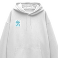 Oversized Hoodie | Relaxed Fit Unisex | 400 GSM Cotton Blend | Pre-Shrunk Warmth & Comfort | Adults | Personalized | Typography | Vacation | Beach | Everyday | Humorous | Vacation Mode On - right pocket - White - mockup 4