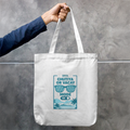 Tote Bag Zipper | Unisex | 100% Cotton Canvas | Zipper Closure, Long Handles | Everyday Use | Personalized | Typography | Vacation | Beach | Everyday | Humorous | Vacation Mode On - front - mockup 1