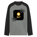 Male Raglan T-Shirt | Men's Regular Fit | 180 GSM Bio-Washed Fabric | Double Stitched, Ribbed Neck | Personalized | Bold Graphic | Abstract Design | Everyday | Expressive | The Golden N - front - mockup 1