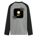Male Raglan T-Shirt | Men's Regular Fit | 180 GSM Bio-Washed Fabric | Double Stitched, Ribbed Neck | Personalized | Bold Graphic | Abstract Design | Everyday | Expressive | The Golden N - back - mockup 2