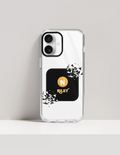 iPhone Glass Case | For Various iPhone Models | Tempered Glass & TPU | Hybrid Protection, Wireless Charging | Unisex | Personalized | Bold Graphic | Abstract Design | Everyday | Expressive | The Golden N - front_16 Plus - 16 Plus - mockup 5