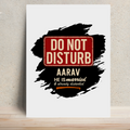 Metal Posters | 8x11.7 & 11.7x15.7 Inches | 1mm Thick Metal | Magnetic Mount | Waterproof | Glossy Finish | Home Decor | Personalized | Typography | Humor | Everyday | Humorous | Married Life, No Peace - front - White - mockup 1