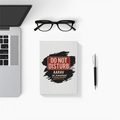 Notebook Journal | A5 Size | 300 GSM Cover, 70 GSM Eco-Friendly Pages | Soft Bound, Ruled/Unruled | Unisex | Personalized | Typography | Humor | Everyday | Humorous | Married Life, No Peace - back - White - mockup 2