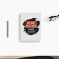 Daily Planner | 3-Month Undated | Soft-Bound | 204 Pages, Dotted Notes | Unisex Adult | Personalized | Typography | Humor | Everyday | Humorous | Married Life, No Peace - back - White - mockup 2