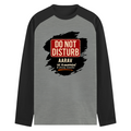 Male Raglan T-Shirt | Men's Regular Fit | 180 GSM Bio-Washed Fabric | Double Stitched, Ribbed Neck | Personalized | Typography | Humor | Everyday | Humorous | Married Life, No Peace - front - mockup 1