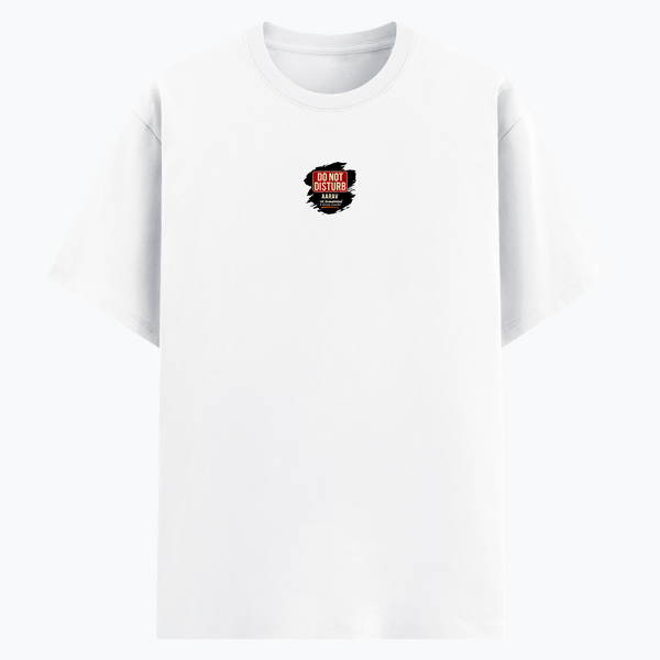 Basic T-Shirt | Unisex Fit XS-2XL | 180 GSM Poly-Cotton Blend | Soft Finish, Durable | Adults | Personalized | Typography | Humor | Everyday | Humorous | Married Life, No Peace
