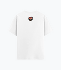 Basic T-Shirt | Unisex Fit XS-2XL | 180 GSM Poly-Cotton Blend | Soft Finish, Durable | Adults | Personalized | Typography | Humor | Everyday | Humorous | Married Life, No Peace - back - White - mockup 2