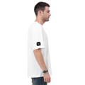 Oversized Standard T-Shirt | Unisex Relaxed Fit | 100% Super Combed Cotton | Soft, Breathable, Durable | Adult | Personalized | Typography | Hand Gestures | Self-expression | Everyday | Humorous | Humorous K-pop - left sleeve - White - mockup 5