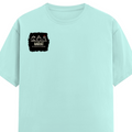 Male Classic Crew T-Shirt | Men's Regular Fit | 180 GSM Bio-Washed Cotton | Pre-Shrunk, Double-Stitched | Personalized | Typography | Hand Gestures | Self-expression | Everyday | Humorous | Humorous K-pop - right pocket - Mint - mockup 4