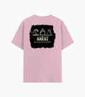Cotton Stretch T-Shirt | Unisex Fit | 95% Cotton 5% Spandex | Breathable Flexible Durable | Adults | Personalized | Typography | Hand Gestures | Self-expression | Everyday | Humorous | Humorous K-pop - back - Light Baby Pink - mockup 2