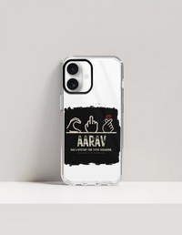 iPhone Glass Case | For Various iPhone Models | Tempered Glass & TPU | Hybrid Protection, Wireless Charging | Unisex | Personalized | Typography | Hand Gestures | Self-expression | Everyday | Humorous | Humorous K-pop