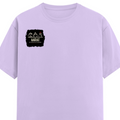 Female Classic Crew T-Shirt | Regular Fit | 180 GSM Bio-Washed Cotton Blend | Pre-Shrunk, Double-Stitched | Women | Personalized | Typography | Hand Gestures | Self-expression | Everyday | Humorous | Humorous K-pop - right pocket - Lavender - mockup 4