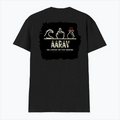 Men's V-Neck T-Shirt | Regular Fit | 180 GSM Bio-Washed Cotton | Durable Double-Stitched Seams | Everyday Wear | Personalized | Typography | Hand Gestures | Self-expression | Everyday | Humorous | Humorous K-pop - back - Black - mockup 2