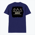 Men's V-Neck T-Shirt | Regular Fit | 180 GSM Bio-Washed Cotton | Durable Double-Stitched Seams | Everyday Wear | Personalized | Typography | Hand Gestures | Self-expression | Everyday | Humorous | Humorous K-pop - back - Royal Blue - mockup 2