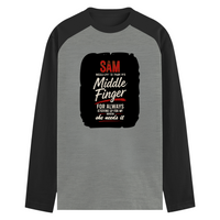 Male Raglan T-Shirt | Men's Regular Fit | 180 GSM Bio-Washed Fabric | Double Stitched, Ribbed Neck | Personalized | Typography | Humor | Friendship | Everyday | Humorous