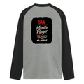 Male Raglan T-Shirt | Men's Regular Fit | 180 GSM Bio-Washed Fabric | Double Stitched, Ribbed Neck | Personalized | Typography | Humor | Friendship | Everyday | Humorous - back - mockup 2