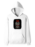 Pullover Hoodie | Unisex Regular Fit | Cotton Blend Tri-Layer | All-Season Comfort, Ribbed Cuffs | Adults | Personalized | Typography | Humor | Friendship | Everyday | Humorous - front - White - mockup 1