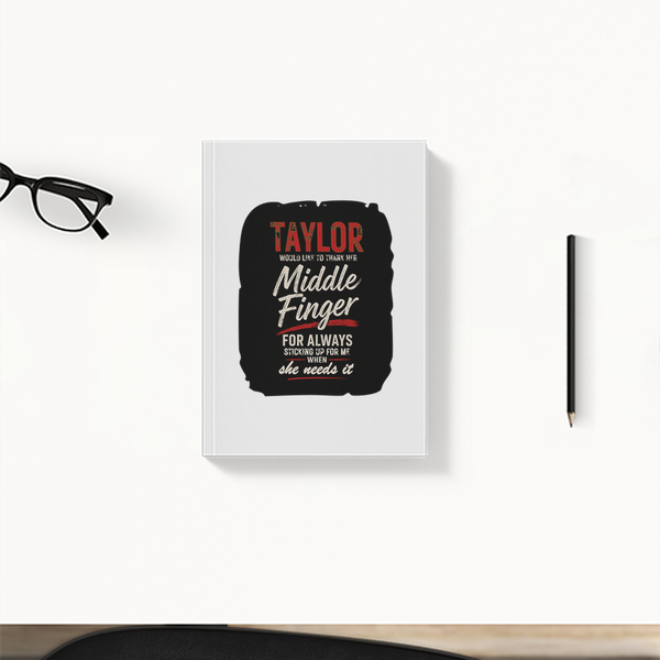 Daily Planner | 3-Month Undated | Soft-Bound | 204 Pages, Dotted Notes | Unisex Adult | Personalized | Typography | Humor | Friendship | Everyday | Humorous