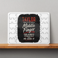 MDF Wooden Puzzle | 6x8 Inch 30 Pieces | Glossy Finish | Durable, Waterproof | Kids & Adults | Personalized | Typography | Humor | Friendship | Everyday | Humorous - front - White - mockup 1
