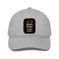 Classic Trucker Cap | Adjustable Fit Unisex | Cotton Blend Front, Mesh Back | Breathable, Snapback | Adults | Personalized | Typography | Humor | Friendship | Everyday | Humorous - front - Grey - mockup 1