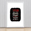 Framed Poster | Multiple Sizes & Colors | 300 GSM Art Paper, 1-inch Laminated Frame | Fade-Proof, Ready to Hang | Unisex | Personalized | Typography | Humor | Friendship | Everyday | Humorous - front_16x24In - 16x24In - mockup 10
