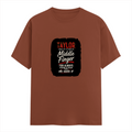 Male Classic Crew T-Shirt | Men's Regular Fit | 180 GSM Bio-Washed Cotton | Pre-Shrunk, Double-Stitched | Personalized | Typography | Humor | Friendship | Everyday | Humorous - front - Copper - mockup 1
