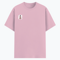 Cotton Stretch T-Shirt | Unisex Fit | 95% Cotton 5% Spandex | Breathable Flexible Durable | Adults | Personalized | Typography | Democracy | Strength | Self-purchase | Assertive - right pocket - Light Baby Pink - mockup 4