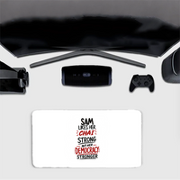 Gaming Pad | Extended Sizes 60x30cm & 80x33cm | 3mm Thick Skid-Proof Base | Smooth Control & Fade-Proof | Unisex | Personalized | Typography | Democracy | Strength | Self-purchase | Assertive