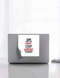 Stickers | Various Sizes | 100 Microns Matte Laminated | Die-Cut, Indoor/Outdoor Durable | Unisex | Personalized | Typography | Democracy | Strength | Self-purchase | Assertive - front_8x8 - 8x8 - mockup 8