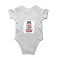 Baby Romper | 0-12 Months | 180 GSM Bio-Washed Cotton | Double-Stitched, Pre-Shrunk | Unisex | Personalized | Typography | Democracy | Strength | Self-purchase | Assertive - back - White - mockup 2