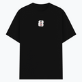 Basic T-Shirt | Unisex Fit XS-2XL | Poly-Cotton Blend 180 GSM | Soft Finish, Durable Stitching | Adults | Personalized | Typography | Democracy | Strength | Self-purchase | Assertive - front - Black - mockup 1